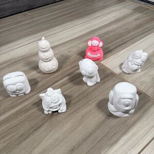 Halloween/monster Figurine Set - paintable